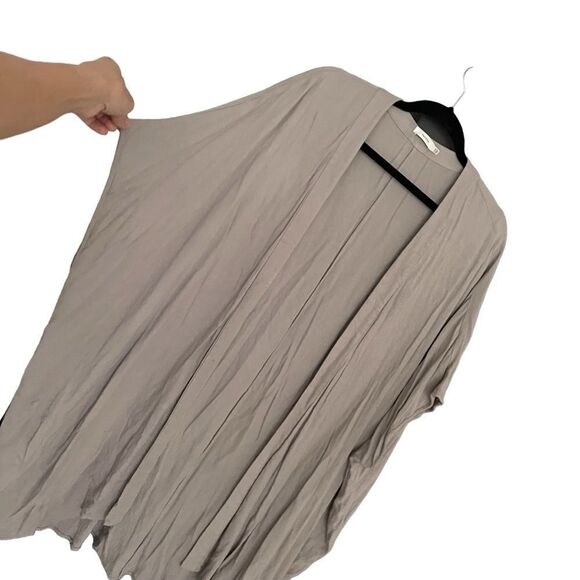 ARITZIA Talula Blouse Kimono Open Front Cardigan Duster Oversized Mauve M - Picture 7 of 9